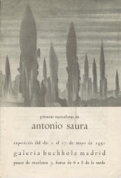 Pinturas surrealistas de Antonio Saura - Exposición