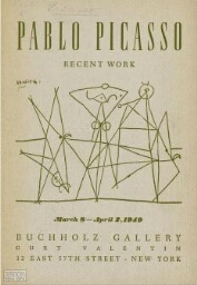 Pablo Picasso: recent work