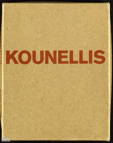 Jannis Kounellis : Städtisches Museum Mönchengladbach, 11. Mai bis 11. Juni 1978.