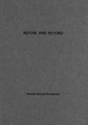 Before and beyond 