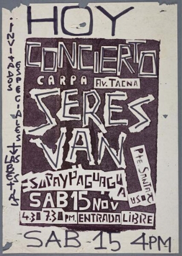 Concierto «Seres Van»