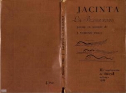Jacinta la pelirroja : poema en poemas y dibujos de J. Moreno Villa