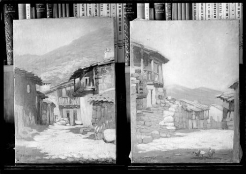 Negativos fotográficos de pinturas de H.W. Simpson.