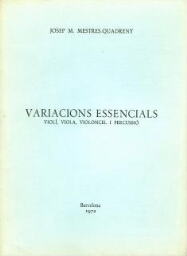 Variacions essencials - Violí, viola, violoncel i percussió