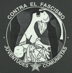 Contra el fascismo: Juventudes Comunistas.