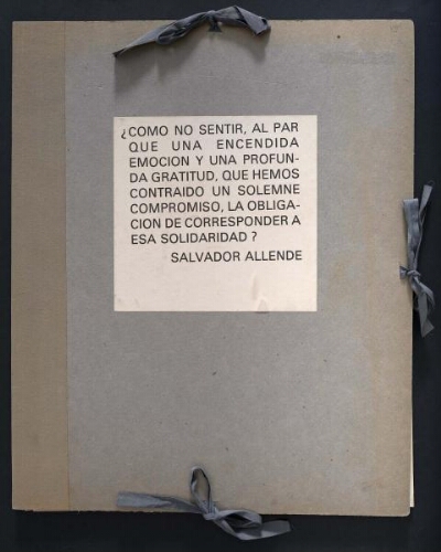 Salvador Allende. 1978 (Carpeta 1)