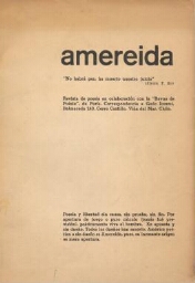 Amereida - Revista de poesía en colaboración con la "Revue de poésie", de París.