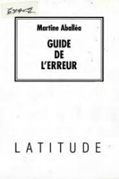 Guide de l'erreur= Guide of mistakes 