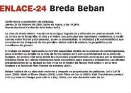 Breda Beban - Conferencia y proyección de películas