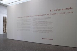 Fotografías de - El arte sucede. Origen de las prácticas conceptuales en España (1965-1980)