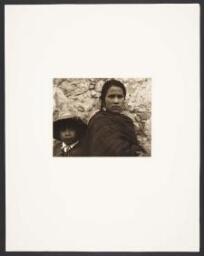 Young Woman and Boy-Toluca (Mujer joven y chico-Toluca)