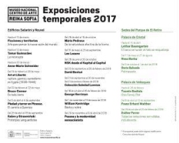Exposiciones temporales 2017