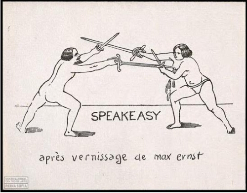 Speakeasy: après vernissage de Max Ernst.