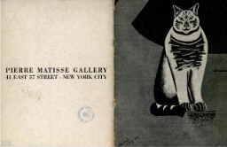 Joan Miró: exhibition of early paintings, from 1918 to 1925, held at the Pierre Matisse Gallery ... through March 1940.