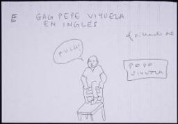 Acciones en el cuerpo (Pepe Viyuela haciendo su gag en inglés)