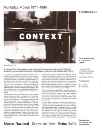 Muntadas: vídeos, 1971-1996 : del 30 de septiembre al 31 de octubre de 1998 : Museo Nacional Centro de Arte Reina Sofía,  Departamento de Obras de Arte Audiovisuales.