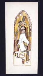Sin título (Boceto para vidriera para la Capilla del Seminario de Montbrison, Francia)