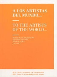 A los artistas del mundo-- - = To the artists of the world--