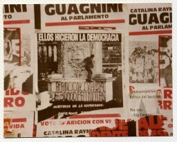 Afiche sin firma "Mártires de la represión"