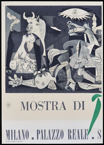 Mostra di Picasso: Milano, Palazzo Reale, settembre-dicembre 1953.