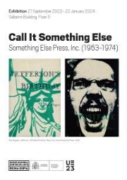 Call It Something Else - Something Else Press, Inc (1963-1974).