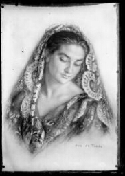 Negativos fotográficos de pinturas de Ana de Tudela.