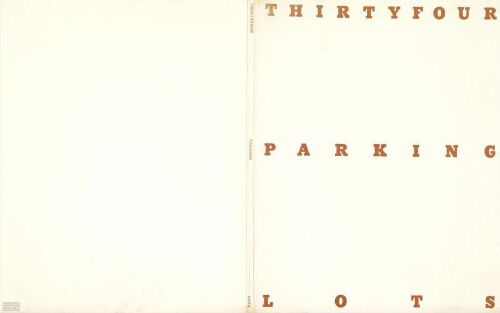 Thirtyfour parking lots in Los Angeles /