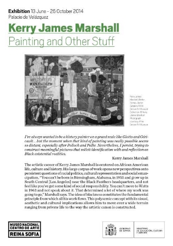 Kerry James Marshall :painting and other stuff : exhibition, 13 June - 26 October 2014.