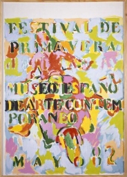 Boceto para el cartel del Festival de Primavera del Museo Español de Arte Contemporáneo