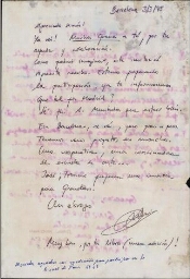 [Carta] 1975 marzo 3, Barcelona, a Simón [Marchán]
