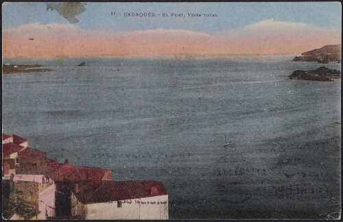[Tarjeta postal], [1928 sept. 19?] , Cadaqués, a Pepín Vello [sic], Sevilla /