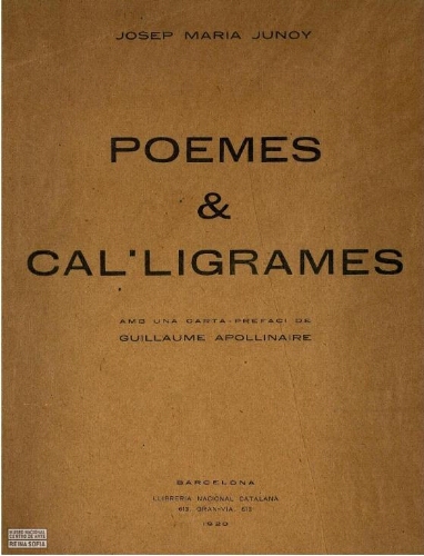 Poemes & cal·ligrames /