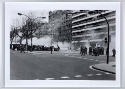 Passeig de Sant Joan / carrer Provença. Barcelona, 1 febrer 1976 (Paseo de Sant Joan / calle Provença. Barcelona, 1 febrero 1976)