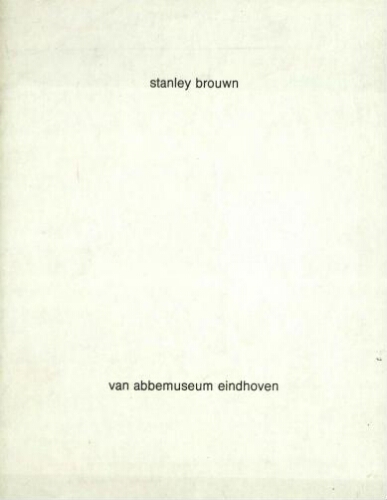 Stanley Brouwn /
