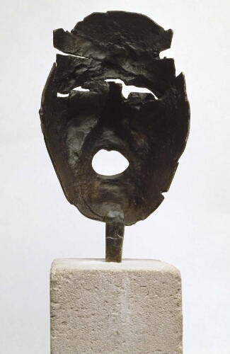 Masque de Montserrat criant (Máscara de Montserrat gritando)