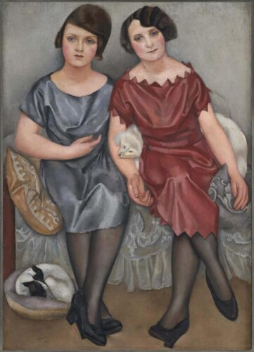 Retrato de las demoiselles Louise y Berthe Godon