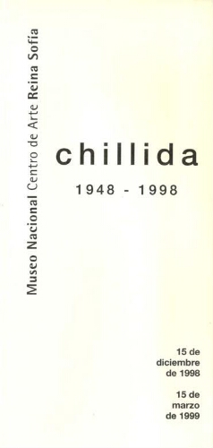Chillida, 1948-1998: del 15 de diciembre de 1998 al 15 de marzo de 1999.