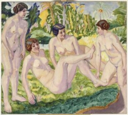 Desnudos en un paisaje