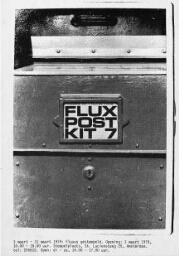 Fluxpostkit 7: 3 maart - 31 maart 1979 : Fluxus gestempeld : ... Stempelplaats ... Amsterdam.